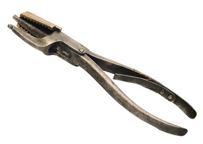 Lot 259 - A selection of watchmakers calipers, clamps, dividers and pliers.