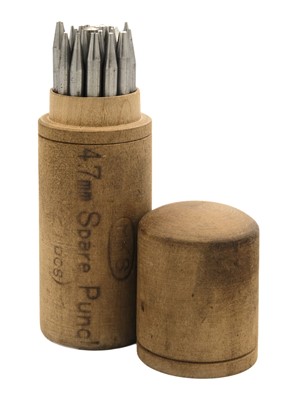 Lot 257 - A watchmaker's staking set together with four various micrometers.