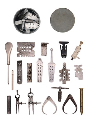 Lot 261 - A selection of miscellaneous watchmaker's tools.