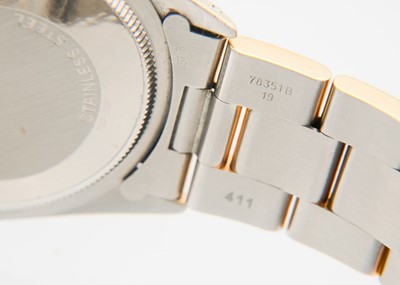 Lot 101 - ROLEX - An Oyster Perpetual Air-King Precision gold-capped gentleman's bracelet wristwatch.