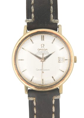 Lot 181 - OMEGA - A Constellation automatic chronometer gold-capped gentleman's wristwatch.