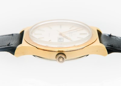 Lot 177 - OMEGA - A Geneve automatic gold-capped gentleman's wristwatch.