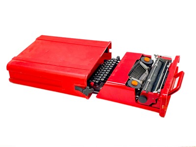 Lot 449 - Ettore Sottsass and Perry King for Olivetti, A Valentine typewriter.