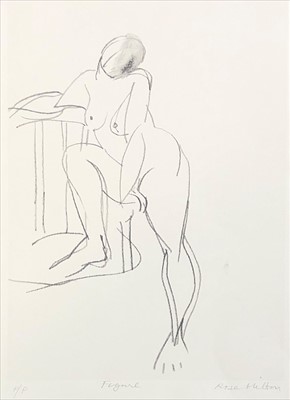 Lot 390 - Rose HILTON (1931-2019) Figure Black and white...