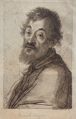 Lot 335 - After Francesco BARTOLOZZI Michelangelo...