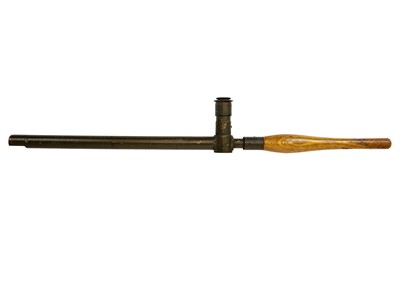 Lot 306 - A WWI brass trench periscope by R & J Beck.