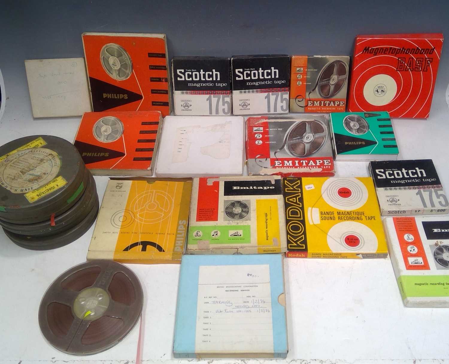 Lot 202 - A Selection of Reel to Reel Tapes.