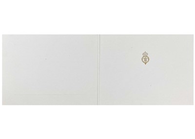 Lot 61 - King Charles  III, as The Prince of Wales, Royal Christmas card 1995