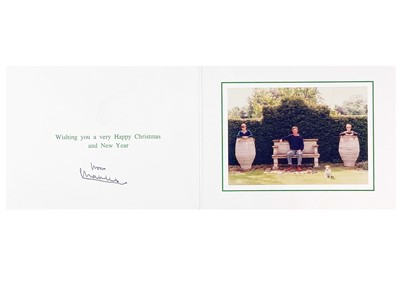 Lot 61 - King Charles  III, as The Prince of Wales, Royal Christmas card 1995