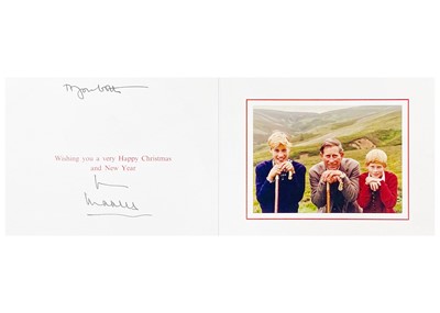 Lot 60 - King Charles  III, as The Prince of Wales, Royal Christmas card 1996