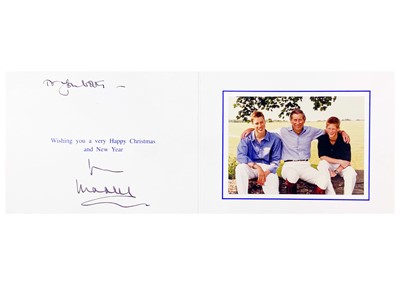 Lot 57 - King Charles III, as The Prince of Wales Royal Christmas card 1999