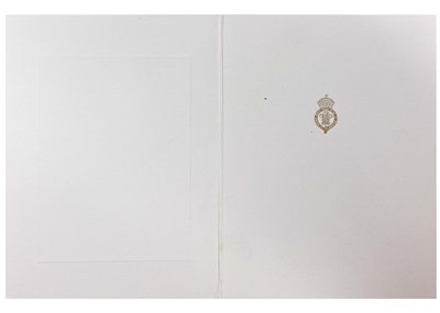 Lot 56 - King Charles III, as The Prince of Wales Royal Christmas card 2000