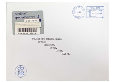 Lot 55 - King Charles III, as The Prince of Wales Royal Christmas card 2001