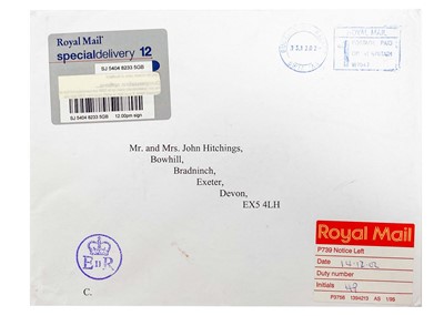 Lot 54 - King Charles III, as The Prince of Wales Royal Christmas card 2002
