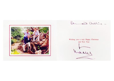 Lot 54 - King Charles III, as The Prince of Wales Royal Christmas card 2002