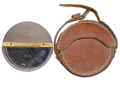 Lot 292 - A Watkin's patent clinometer by J Hicks, Hatton Garden.