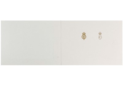 Lot 95 - T.R.H. King Charles  III, and Queen Camilla, as The Prince of Wales & Duchess of Cornwall