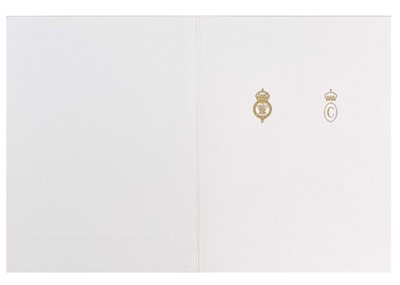 Lot 94 - T.R.H. King Charles  III, and Queen Camilla, as The Prince of Wales & Duchess of Cornwall