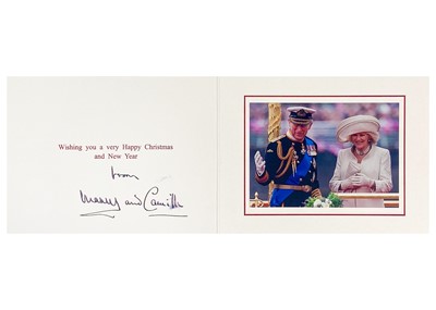 Lot 88 - T.R.H. King Charles  III and Queen Camilla, as The Prince of Wales & Duchess of Cornwall