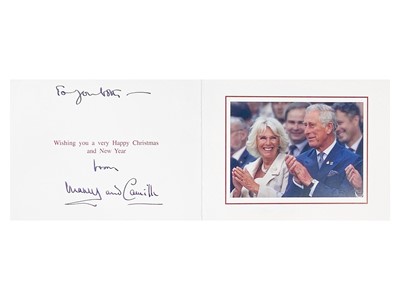 Lot 86 - T.R.H. King Charles  III and Queen Camilla, as The Prince of Wales & Duchess of Cornwall
