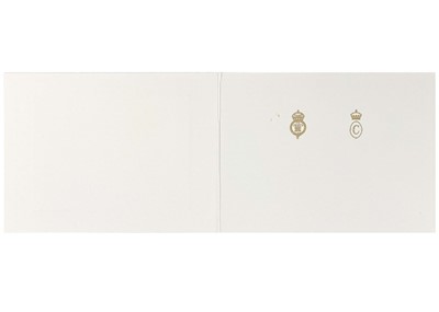 Lot 84 - T.R.H. King Charles  III and Queen Camilla, as The Prince of Wales & Duchess of Cornwall