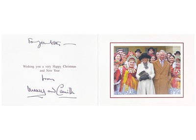 Lot 84 - T.R.H. King Charles  III and Queen Camilla, as The Prince of Wales & Duchess of Cornwall