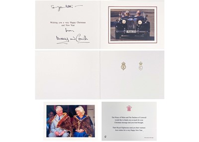 Lot 81 - T.R.H. King Charles  III and Queen Camilla, as The Prince of Wales & Duchess of Cornwall