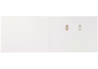 Lot 81 - T.R.H. King Charles  III and Queen Camilla, as The Prince of Wales & Duchess of Cornwall