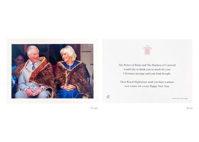 Lot 81 - T.R.H. King Charles  III and Queen Camilla, as The Prince of Wales & Duchess of Cornwall