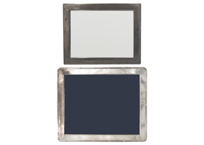 Lot 55 - Two silver photo frames.