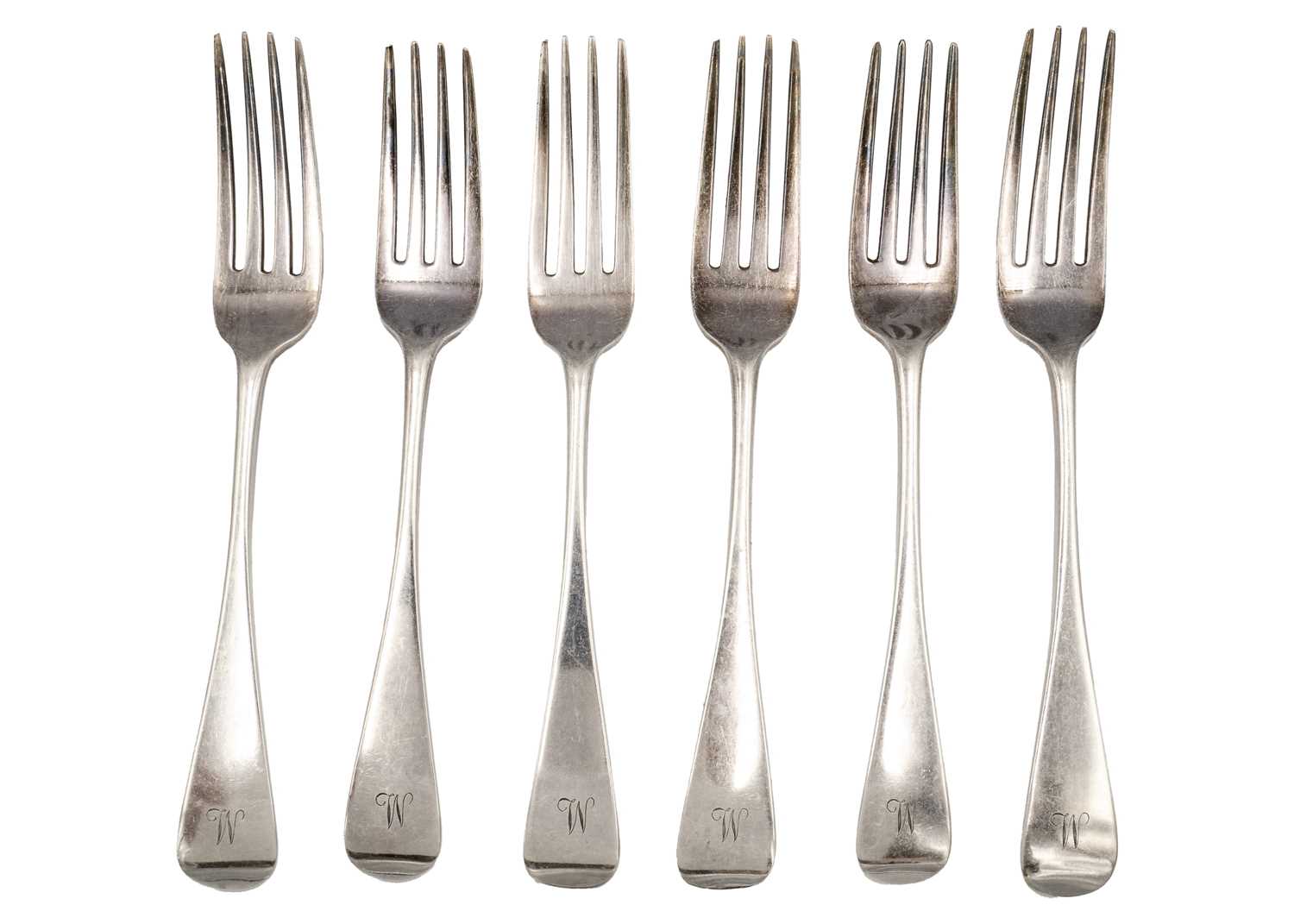 Simple64 Forks Lot 64 - A set of six George IV old English pattern