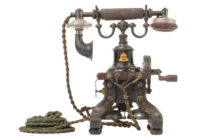 Lot 1366 - A L M Ericsson & Co skeletal telephone.