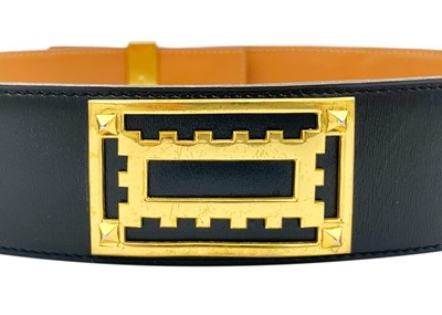 Lot 355 - HERMES - A Collier De Chien belt.