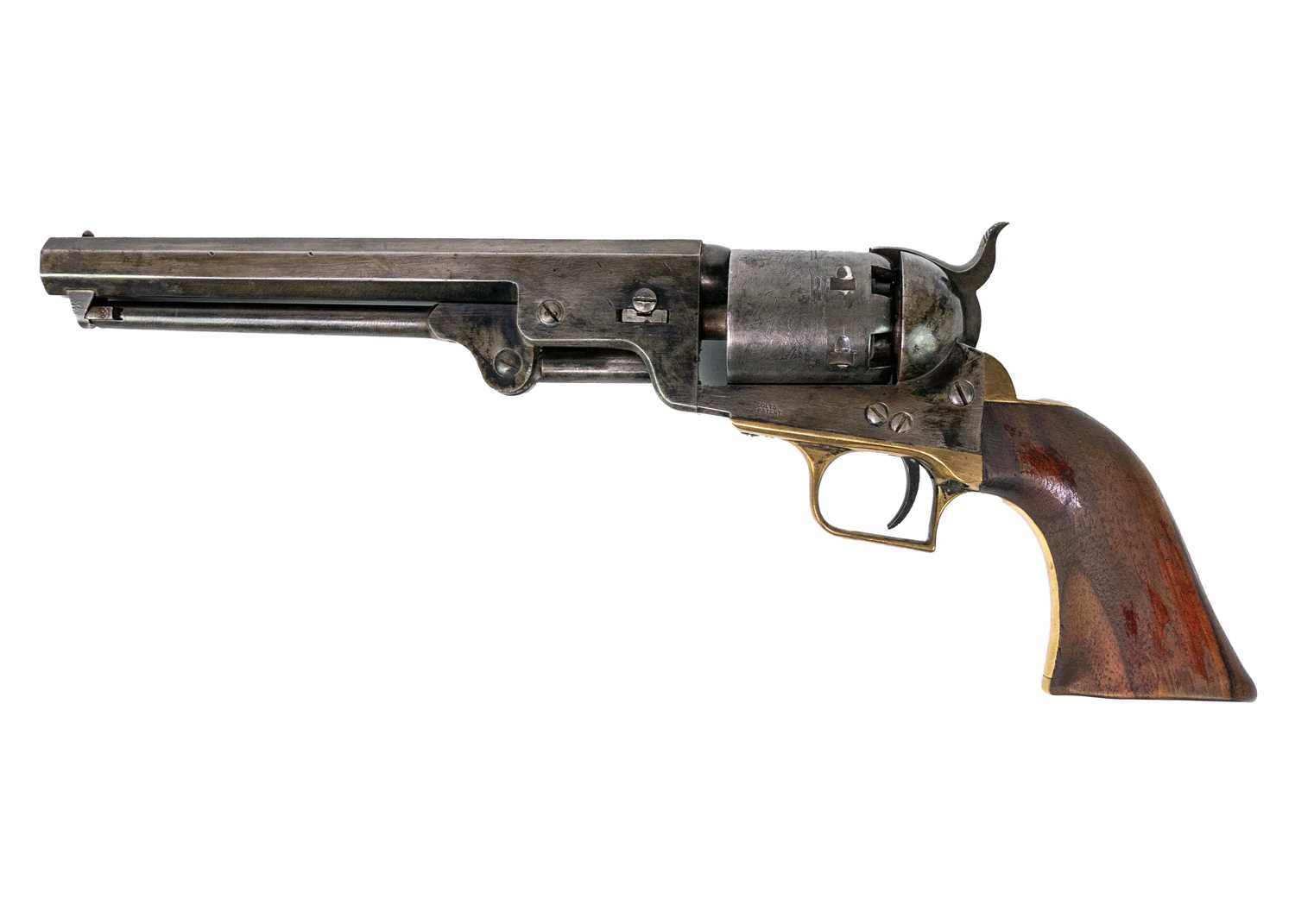 Colt Lay Lot 253 - A Colt Navy 1851 model percussion revolver.