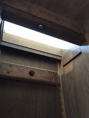 Lot 3520 - A French walnut armoire, 20th century, with a...