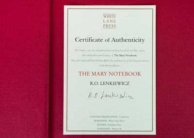 Lot 588 - The Mary Notebook