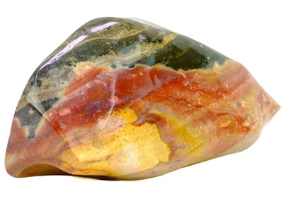 Lot 27 - Five polychrome jasper mineral specimens.