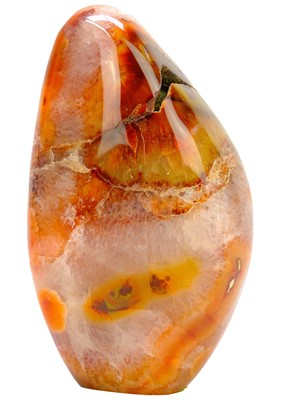 Lot 91 - Four polished mineral specimens.