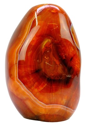 Lot 91 - Four polished mineral specimens.