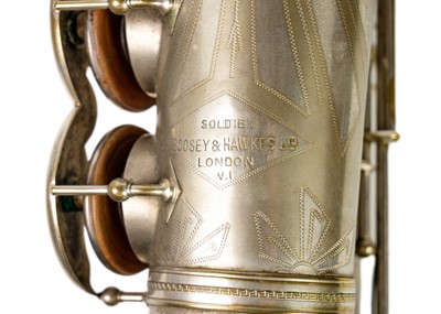 Lot 21 - A French made Predominant Alto Saxophone sold by Boosey & Hawkes.