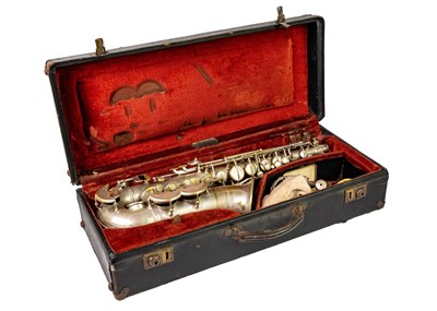 Lot 21 - A French made Predominant Alto Saxophone sold by Boosey & Hawkes.