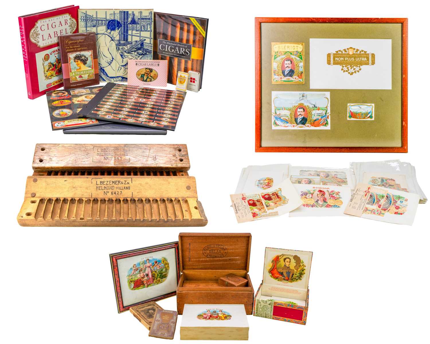 Lot 1350 - Tobacciana: A good collection of cigar box