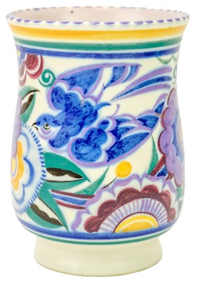 Lot 359 - A small Barum Ware Arts and Crafts vase retailed by Liberty.