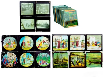 Lot 1333 - A collection of 30 late 19th century magic lantern slides.