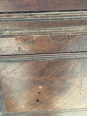 Lot 662 - A George III mahogany side cabinet/low press.