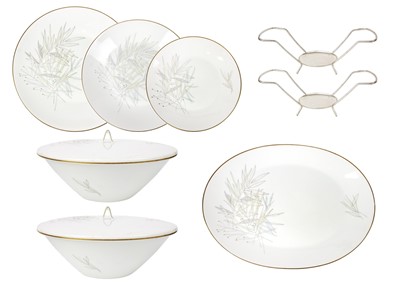 Lot 419 - A mid-century Rosenthal dinner service in the 'Grasses' pattern, designed by Raymond Loewy.