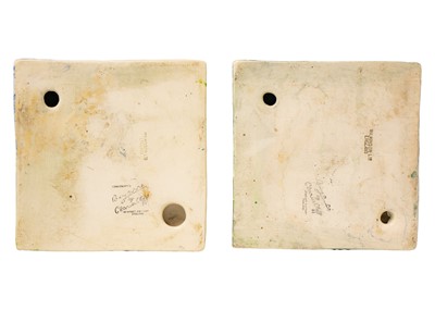 Lot 397 - A pair of Clarice Cliff cottage bookends shape 411.