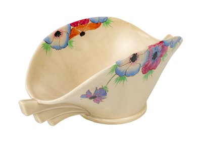 Lot 441 - A Clarice Cliff Anemone pattern shape 450 daffodil bowl.