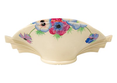 Lot 441 - A Clarice Cliff Anemone pattern shape 450 daffodil bowl.