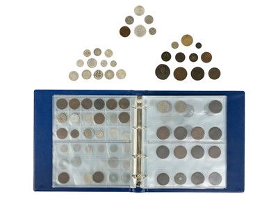 Lot 16 - Foreign Coinage in Coin Album and some packets of higher grade silver and other coins